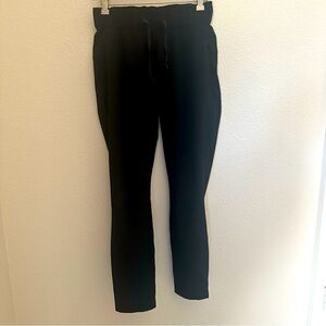 Lululemon Womens Joggers Black Drawstring Pockets Size 2